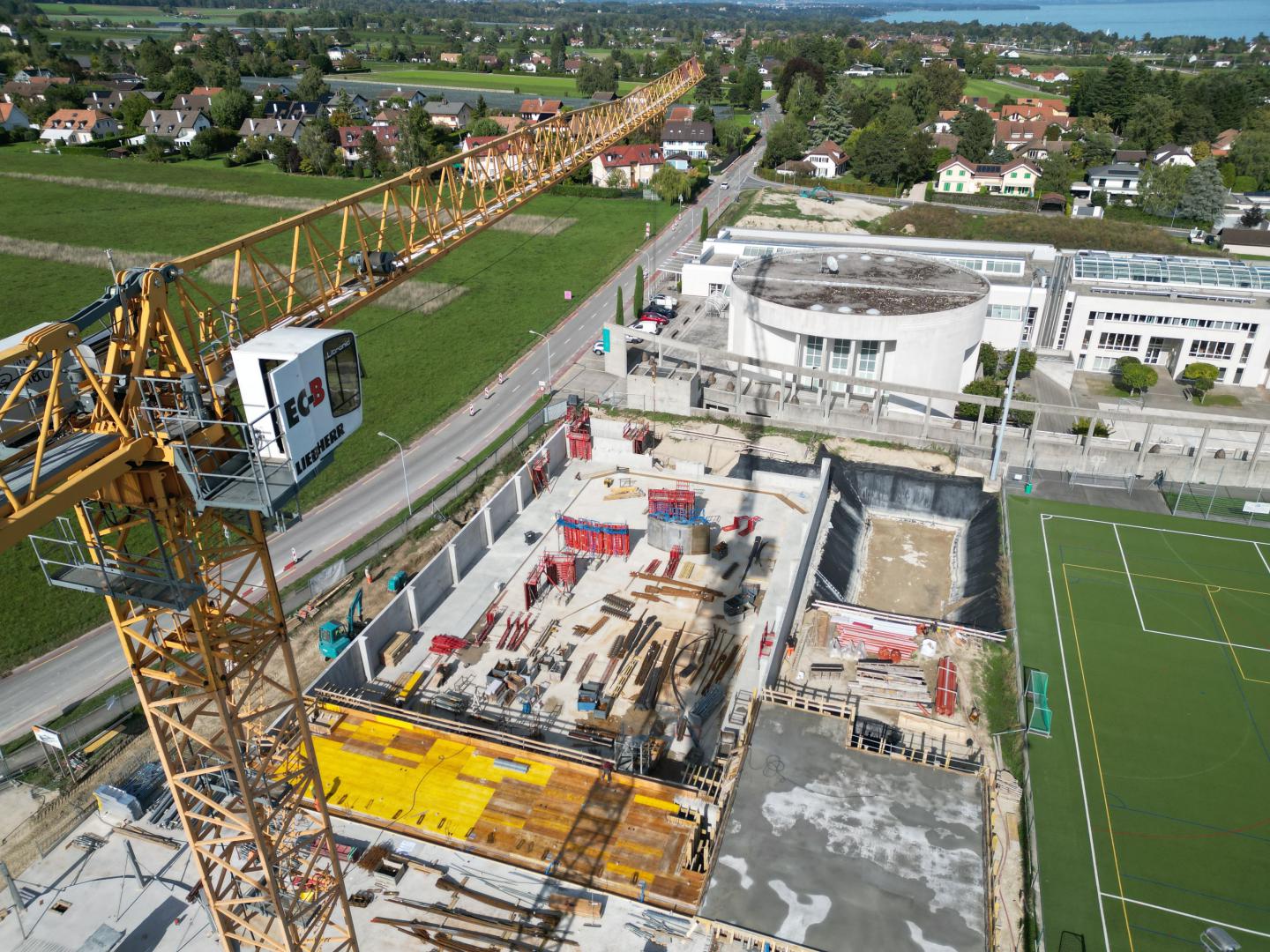 Vue générale du chantier (c) S. Grimm